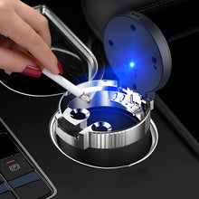 Load image into Gallery viewer, Ashtray Multifunctional Personalized Creative Cover Led Light Car Portable Ashtray