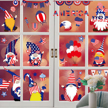 Load image into Gallery viewer, 2x500pcs Xmas Christmas Stickers Roll Label Independence Day PVC Static Film Glazing Plate Glass Decorative