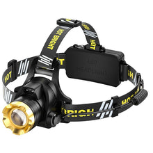 Load image into Gallery viewer, Head Light Strong Light Led USB Charging Multifunctional Induction Zoom Waterproof Portable