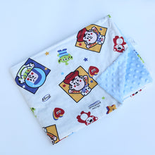 Lade das Bild in den Galerie-Viewer, Children's Spring Blanket Cotton Double Layer Cover Blanket Air Conditioning Blanket Autumn and Winter Comfort Quilt Small Blanket