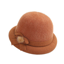 Lade das Bild in den Galerie-Viewer, Warm Winter Knit Beanie Hats Autumn and Winter plus Fluff Hat Middle-Aged and Elderly Women Unisex