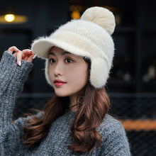 Lade das Bild in den Galerie-Viewer, Warm Winter Knit Beanie Hats Women's Korean-Style Student Wool Ear Protection Cold-Proof Unisex