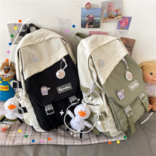Load image into Gallery viewer, Backpack Women School Male Student Junior High School Student Fashion Printing shoulder bag