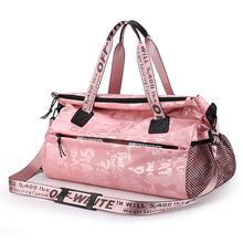 Load image into Gallery viewer, Large Capacity Graffiti Yoga Sports Bag with Shoe Position Leisure Travel Bag