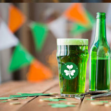 Load image into Gallery viewer, 2x500pcs Christmas Xmas St. Patrick's Day Irish Four-Leaf Clover Bouquet Envelope Gift Sticker tape