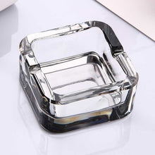Lade das Bild in den Galerie-Viewer, Ashtray Straight Hair Crystal Glass Large Small Square Purple Creative Personality Ashtray