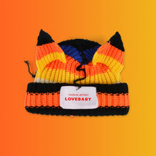 Load image into Gallery viewer, Warm Winter Knit Beanie Hats Cat Ear Wool Women Thickened Earflaps Slipover Unisex