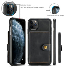 Load image into Gallery viewer, Removable Card Holder Wireless Charging Leather Phone Case for iPhone 13 Mini/Pro/Pro Max