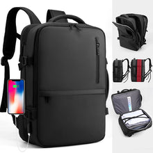 Lade das Bild in den Galerie-Viewer, Backpack Men Extended travel Business Men shoulder bag