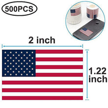 Load image into Gallery viewer, 3x250pcs Xmas Christmas Stickers Roll Label 1.22*2 Inch American Love Flag Independence Day Children's Toys