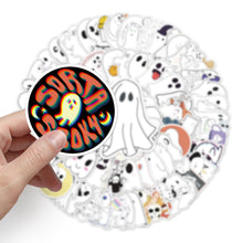 Lade das Bild in den Galerie-Viewer, 2x Halloween Xmas Christmas Gifts Decoration100 Pieces Cartoon Unique Ghost Creative Stickers