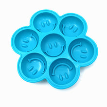 Load image into Gallery viewer, 2PC Silicone Mold 7-Hole Silicone Ice Tray Creative Ice Cubes Mold round Ice Maker