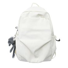 Lade das Bild in den Galerie-Viewer, Backpack Early High School Student Schoolbag Large Capacity Same Lightweight Casual Korean Style Solid Color