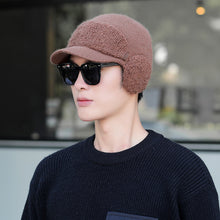 Lade das Bild in den Galerie-Viewer, Warm Winter Knit Beanie Hats Fleece-Lined Men's Ear Protection Student Windproof Cycling Scarf Unisex