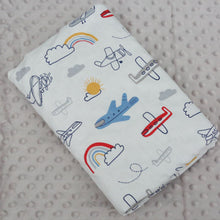 Lade das Bild in den Galerie-Viewer, Children's Spring Blanket Cotton Double Layer Cover Blanket Air Conditioning Blanket Autumn and Winter Comfort Quilt Small Blanket