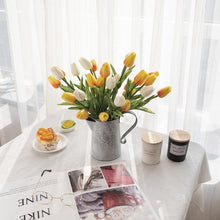 Load image into Gallery viewer, 3PCs Pu Mini Tulip Artificial Fake Flower Plants Home Decoration Wedding Bouquet