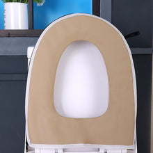 Load image into Gallery viewer, 3pcs Toilet Seat Cover Pads Linen Checks Ferrule Household Thicker Four Seasons Cushion