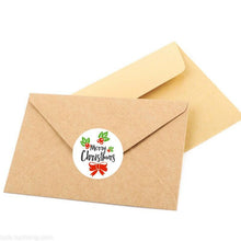 Load image into Gallery viewer, 2x500pcs Christmas Xmas New Design Christmas Tree Merry Christmas Christmas Gift Sticker Label tape