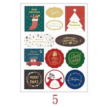 Load image into Gallery viewer, Gifts Various Special-Shaped Merry Christmas Stickers tape