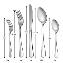 Lade das Bild in den Galerie-Viewer, 304 Stainless Steel Flatware Sets 20-Piece Set Western Food/Steak Knife, Fork and Spoon Suit
