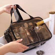 Lade das Bild in den Galerie-Viewer, Backpack Dry Wet Separation Waterproof Cosmetic Storage Women Portable Bath Portable Wash Men Travel shoulder bag