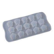 Load image into Gallery viewer, 2pc Silicone Mold 15-Piece Five-Pointed Star Chocolate Mold 3D Shape Handmade Model