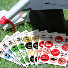 Load image into Gallery viewer, 2x500pcs Xmas Christmas Stickers Roll Label Graduation Season Party Clothes Hat Gift Envelope Decoration