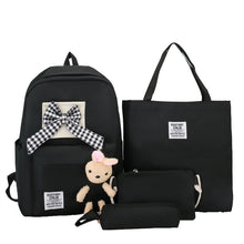 Lade das Bild in den Galerie-Viewer, Backpack Partysu Korean Style Bunny Doll Primary Secondary School