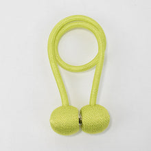 Load image into Gallery viewer, Simple Solid Color Earphone Curtain Magnetic Buckle Curtain Bandage Rope