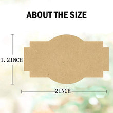 Load image into Gallery viewer, 2xXmas Christmas Stickers Roll Label 300pcs New Kitchen DIY Blank Kraft Paper Gift Food Supplies Sauce Date Identification