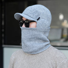 Lade das Bild in den Galerie-Viewer, Warm Winter Knit Beanie Hats Fleece-Lined Men's Ear Protection Student Windproof Cycling Scarf Unisex
