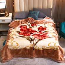 Lade das Bild in den Galerie-Viewer, Blanket Running Volume Gift Double Layer Warm Thick Blanket Winter Wedding Laschel Blanket