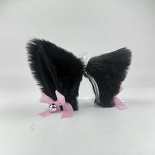 Lade das Bild in den Galerie-Viewer, 2x Halloween Xmas Christmas Gifts Decoration Anime Party Cat Ears Barrettes Lolita Adult Lady like Woman Fox Bow