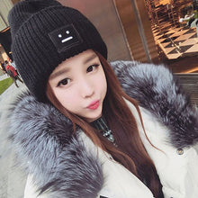 Load image into Gallery viewer, Warm Winter Knit Beanie Hats Korean Style Thickened Autumn and Winter Pullover Unisex
