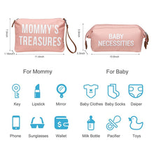 Lade das Bild in den Galerie-Viewer, Diaper Bags Mommy Bag 3-Piece Set Travel Portable Maternity Package Thermal Insulation Large Capacity