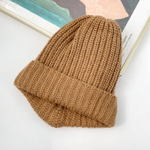 Lade das Bild in den Galerie-Viewer, Warm Winter Knit Beanie Hats Wool Women Autumn and Winter Korean Style Fashion Brand Warm Unisex