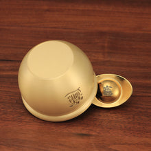 Lade das Bild in den Galerie-Viewer, Ashtray Decorative Decoration Baifu Pot Cup Pure Brass Fortune Rice Pot Incense Burner Treasure Bowl