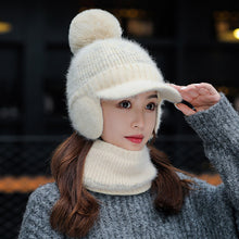 Lade das Bild in den Galerie-Viewer, Warm Winter Knit Beanie Hats Women's Korean-Style Student Wool Ear Protection Cold-Proof Unisex