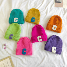 Load image into Gallery viewer, Warm Winter Knit Beanie Hats Korean Wool All-Match Pink Solid Color Unisex