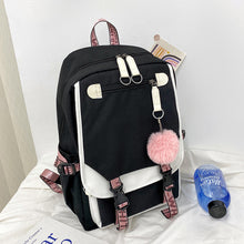 Load image into Gallery viewer, Backpack New Schoolbag Women's Thermal Transfer Oxford Cloth Large Capacity Middle School Student Travel