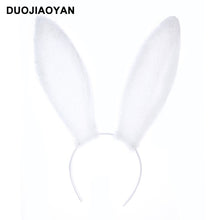 Lade das Bild in den Galerie-Viewer, 2x Halloween Xmas Christmas Gifts Decoration European and American New Soft Flannel Cat Rabbit Ears Hair Hoop