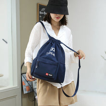 Lade das Bild in den Galerie-Viewer, Folding Gym Bag Training Backpack Drawstring Bag Drawstring Bag Basketball Bag