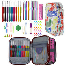 Lade das Bild in den Galerie-Viewer, 21 Crochet and Accessories Set Weaving Tools with Storage Bag