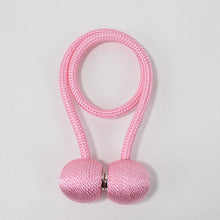 Load image into Gallery viewer, Simple Solid Color Earphone Curtain Magnetic Buckle Curtain Bandage Rope