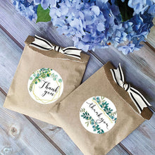 Load image into Gallery viewer, 2x500pcs Xmas Christmas Stickers Roll Label 8 Figure Green Leaf Plant Flower Thank You Gift Bag Sealing