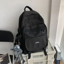 Load image into Gallery viewer, Backpack Female College Student Simple Korean Style High School Student Junior School Large Capacity Fashion Male
