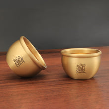 Lade das Bild in den Galerie-Viewer, Ashtray Decorative Decoration Baifu Pot Cup Pure Brass Fortune Rice Pot Incense Burner Treasure Bowl