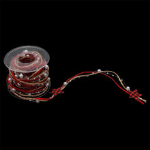 Load image into Gallery viewer, 2 Rolls Christmas Packing Materials Red Black Plaid Five-Pointed Star Christmas Tree DIY Gift Bandage