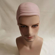 Lade das Bild in den Galerie-Viewer, 2x Halloween Xmas Christmas Gifts Decoration Bald Monk Head Leather Wig Head Cover