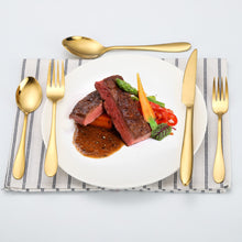 Lade das Bild in den Galerie-Viewer, 304 Stainless Steel Flatware Sets Steak Knife and Fork Spoon 5 Components 20PCs
